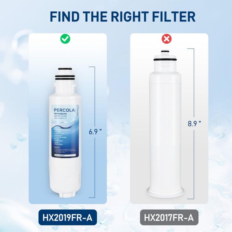 Filtro de agua PERCOLA compatible con HX2019FR-A paquete de 3