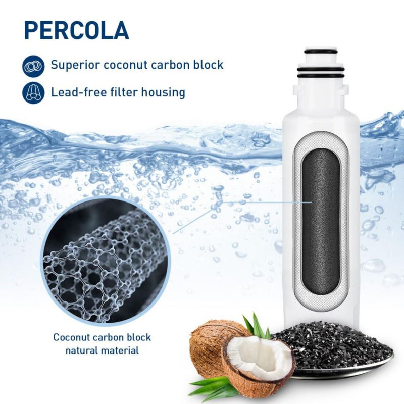 Filtro de agua PERCOLA compatible con HX2019FR-A paquete de 3