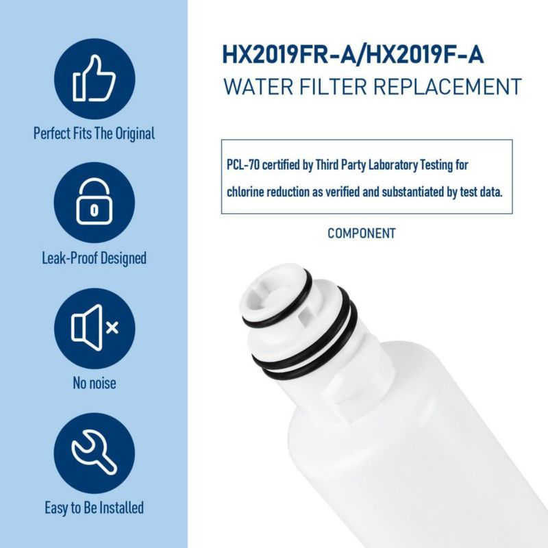 Filtro de agua PERCOLA compatible con HX2019FR-A paquete de 3