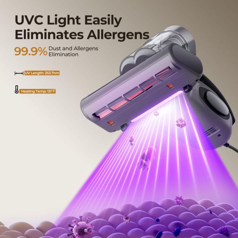 Aspiradora para colchón JIGOO J300 UV ultrasónica 500W 13 kPa