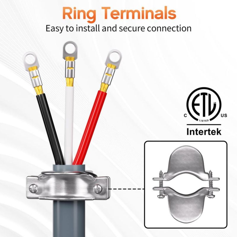 Cable para secadora Deeklify de 3 patas 30 m 30 A 250 V 7500 W