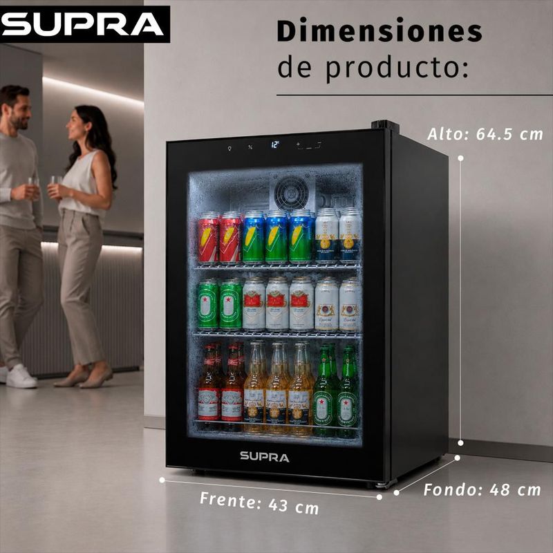 Supra Enfriador de Bebidas 62 L LUGANO
