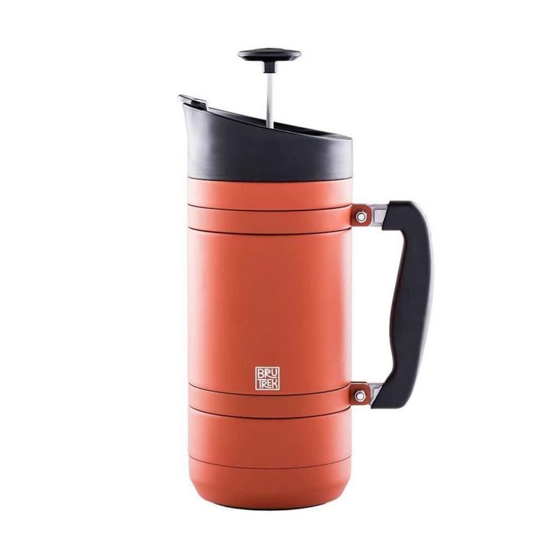 Prensa de Café BruTrek BaseCamp 1.4L Pared Doble Roja
