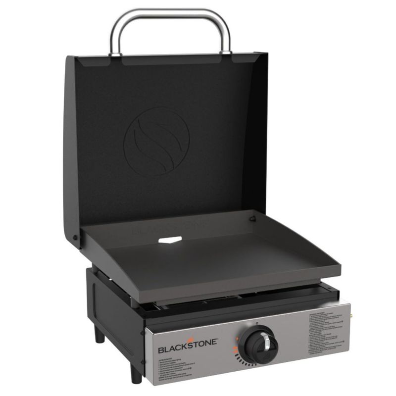 Plancha BLACKSTONE 1814 de Acero Inoxidable Portátil de 17"
