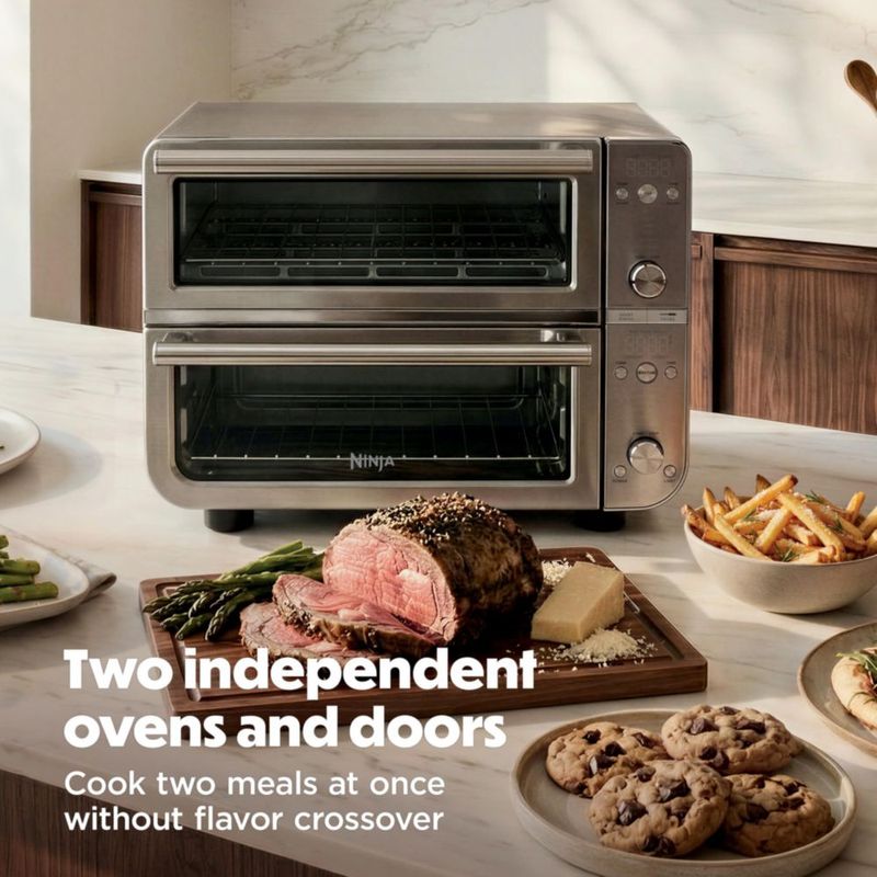Horno de Encimera Ninja DCT871 30.2 Qt Freidora de Aire 12 en 1