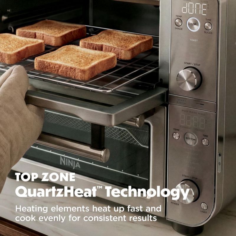 Horno de Encimera Ninja DCT871 30.2 Qt Freidora de Aire 12 en 1