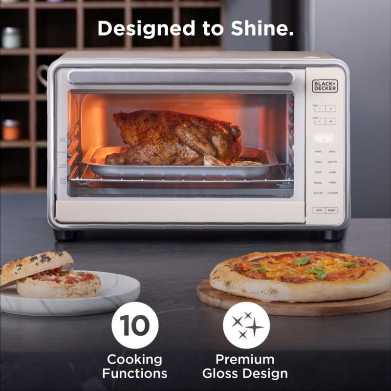 Horno de Encimera BLACK+DECKER Crisp n Bake PRO con Freidora de Aire
