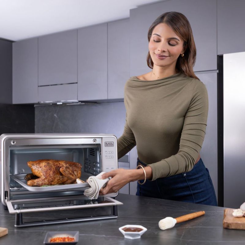 Horno de Encimera BLACK+DECKER Crisp n Bake PRO con Freidora de Aire