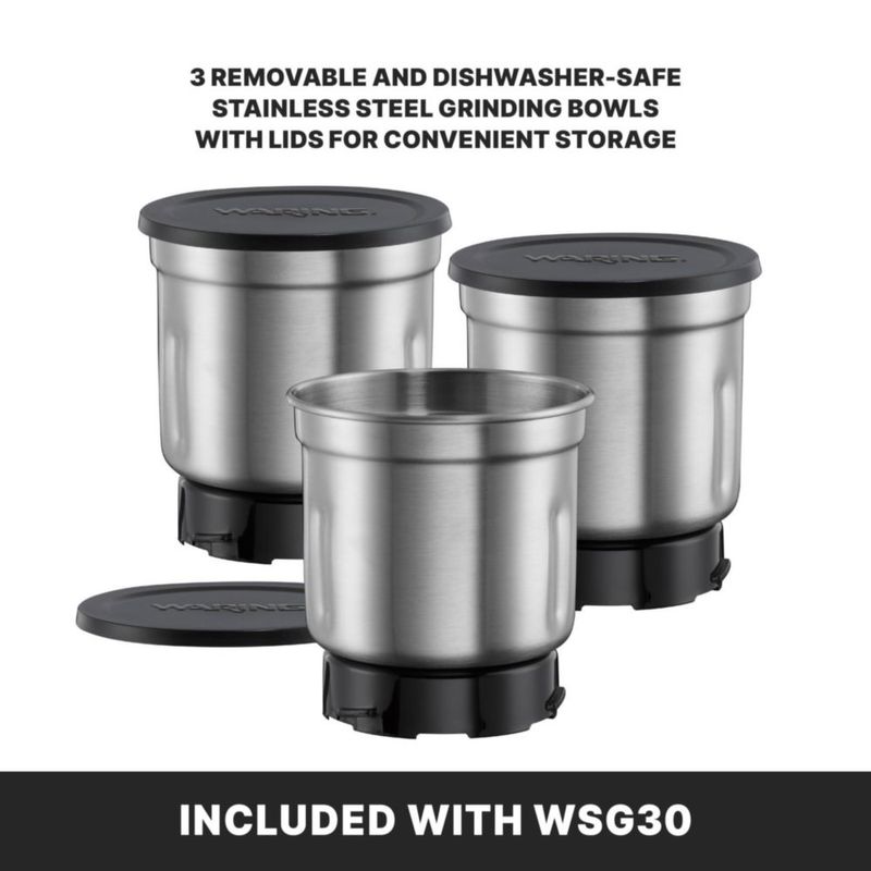 Molino de Especias Waring WSG30 de Acero Inoxidable 1.5 Tazas