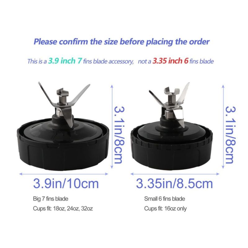 Cuchilla Extractora PODCAY 7 Aspas Compatible con Licuadoras Ninja
