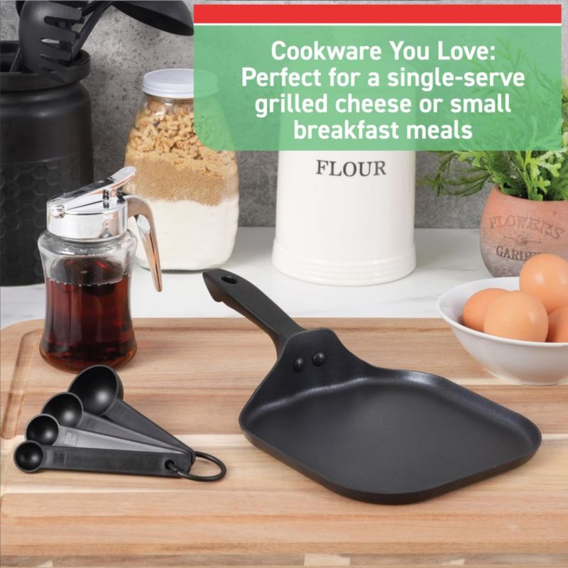 Mini plancha antiadherente T-Fal de 165 cm apta para lavavajillas