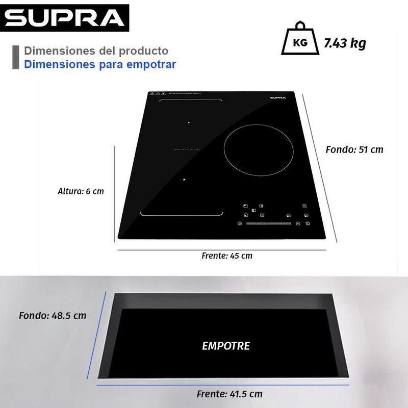 Combo  Supra Parrilla y Campana VITA 3