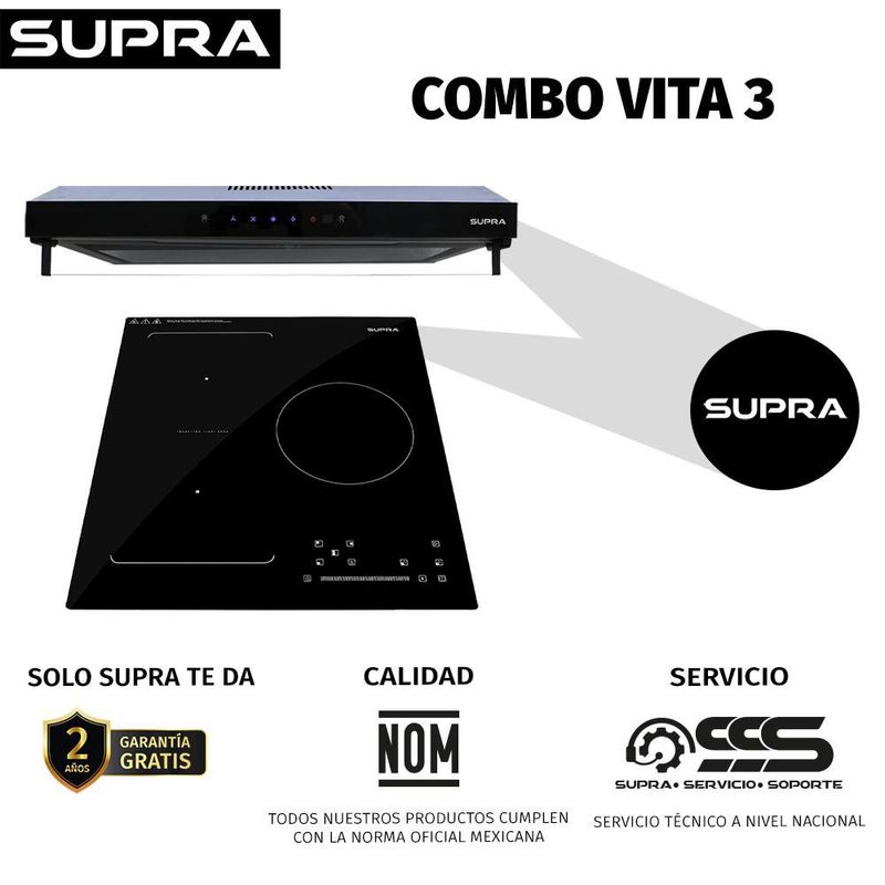 Combo  Supra Parrilla y Campana VITA 3