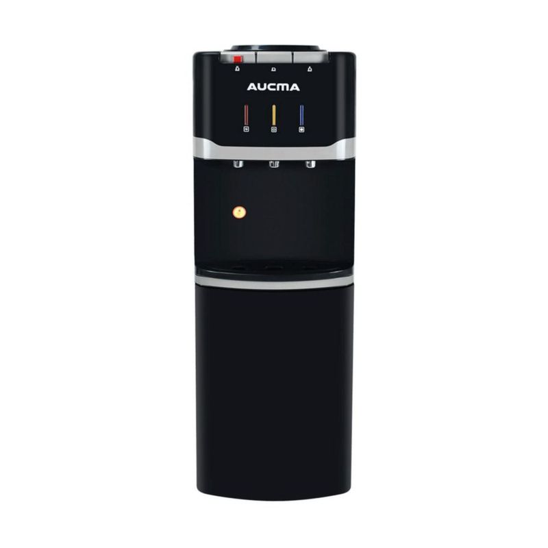 Dispensador de Agua Aucma con Gabinete Negro AKWDT-3XGCHS