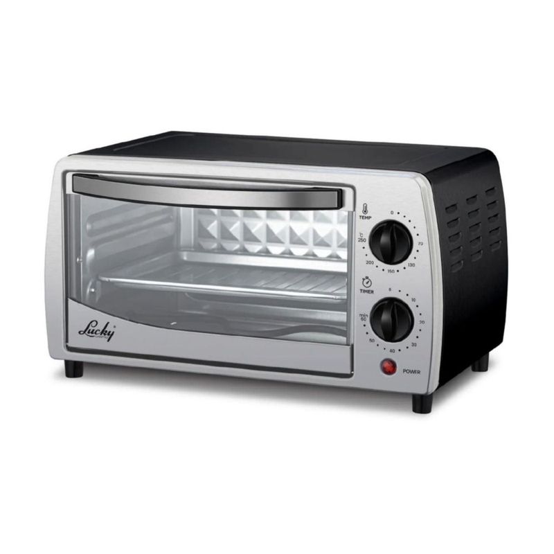 Horno Eléctrico Lucky Küki Negro 10 Litros