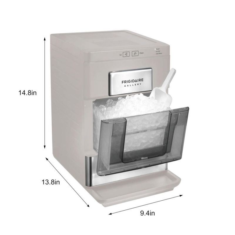 Fabricador de Hielo Frigidaire Gallery 15 kg Nugget Acero Inoxidable
