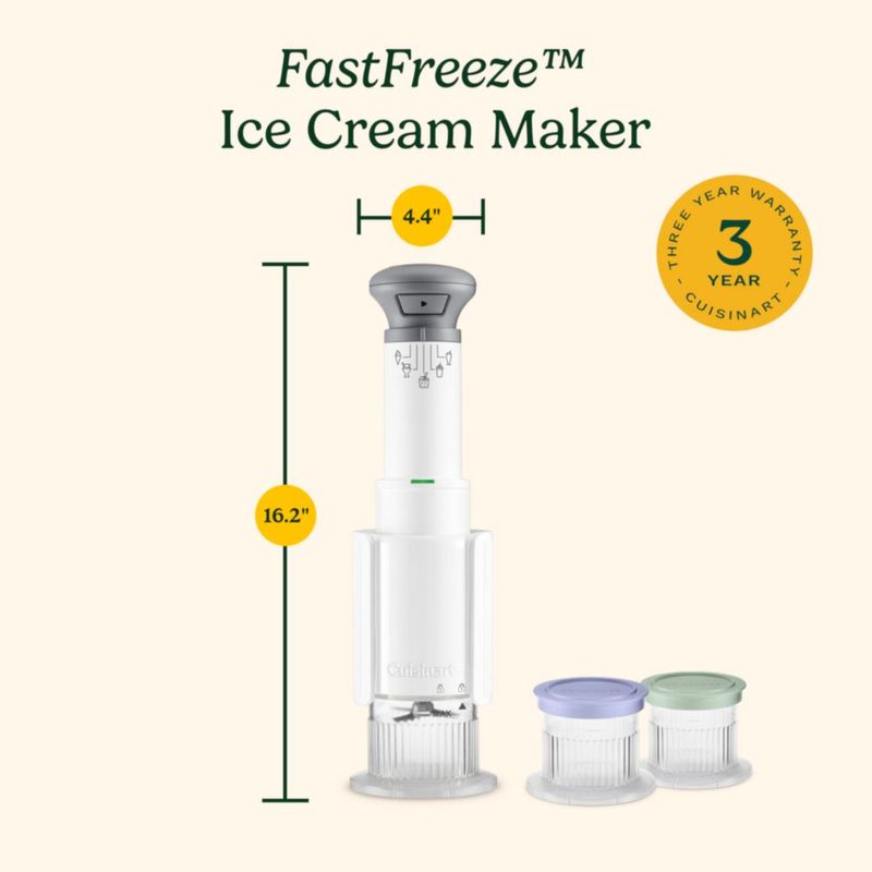 Máquina para Helados Cuisinart FastFreeze 5 en 1 0.5 Pintas