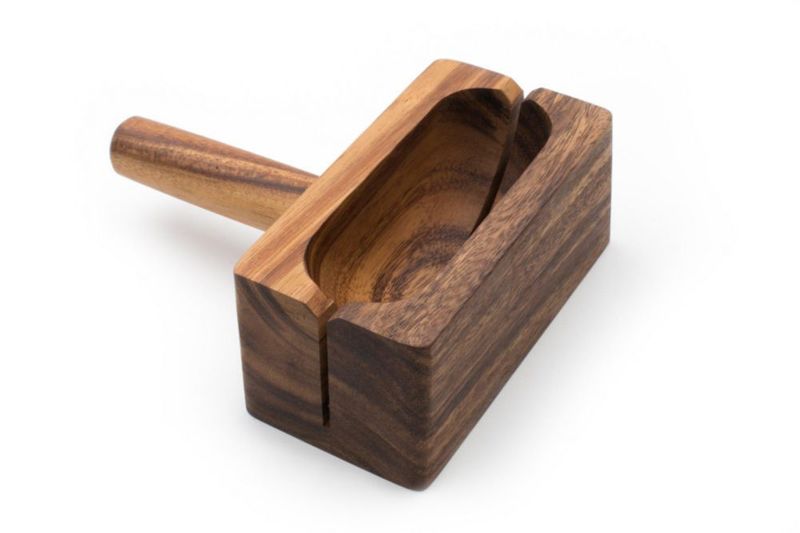 Cortador de Alimentos Ironwood Gourmet 28330 Madera de Acacia 18x14x6 cm