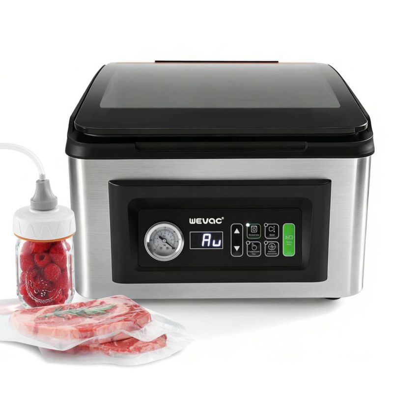 Selladora al Vacío Wevac CV12 Pro Barra de Sellado de 12" Tiempo Automático