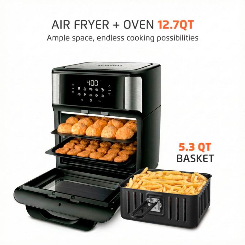 Freidora de Aire Mondial 127 QT 1800 W Pantalla Táctil 120 V