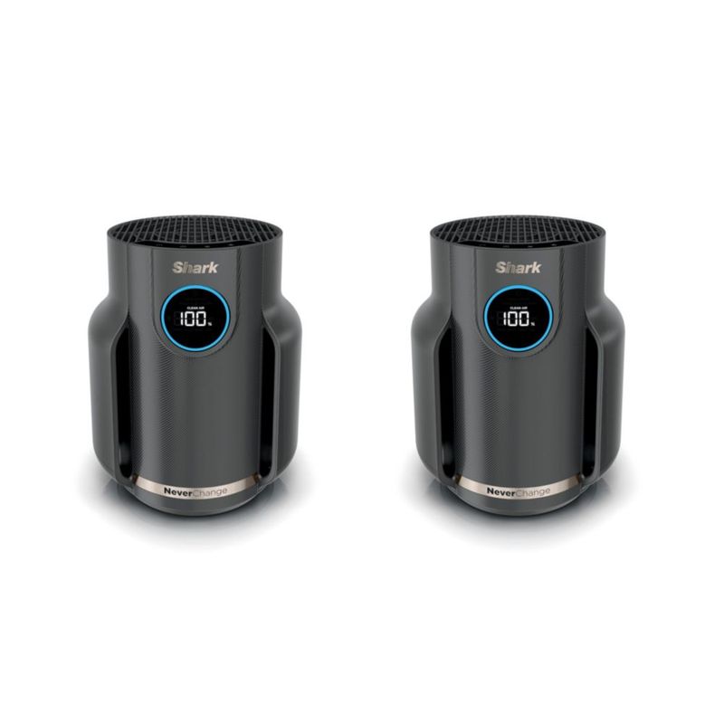 Purificador de aire Shark NeverChange Pro - Pack de 2 gris oscuro