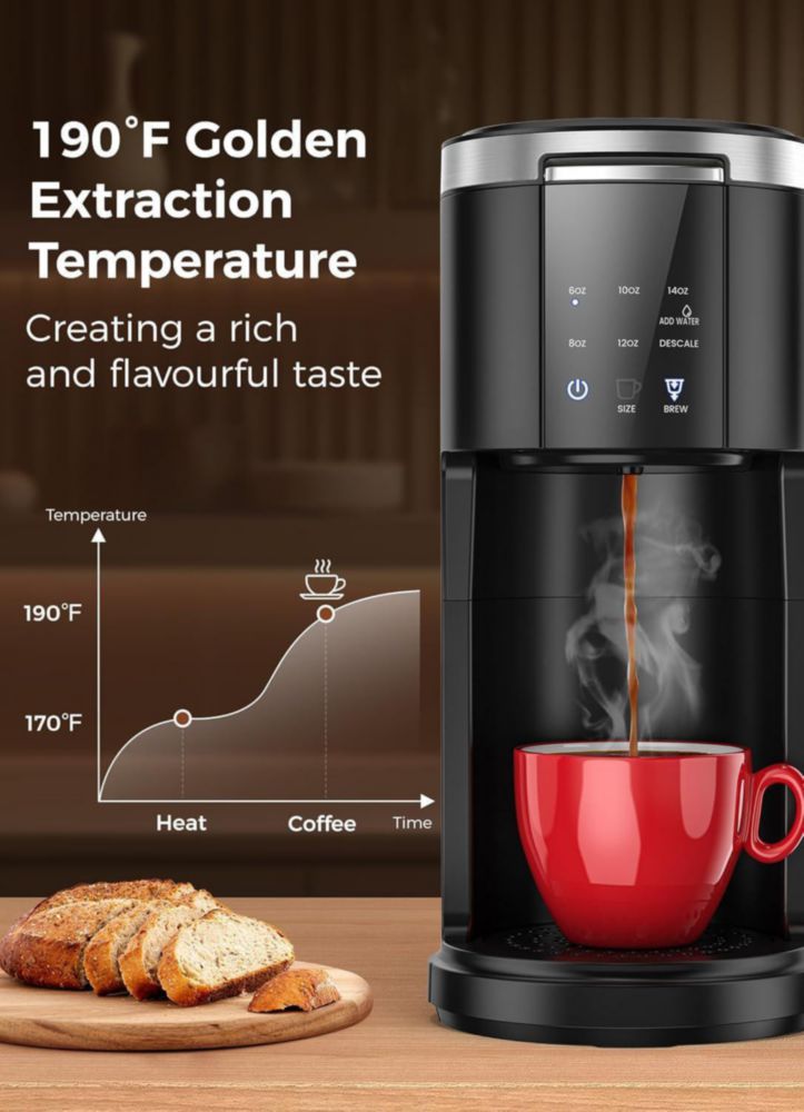 Cafetera COWSAR 12 L 2 en 1 de calentamiento rápido