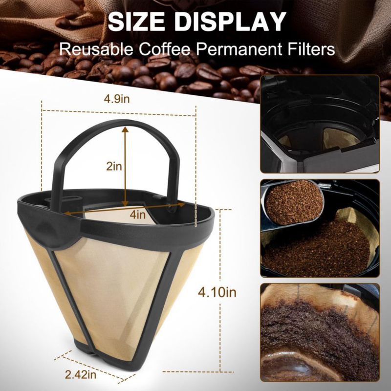 Filtro de café reutilizable TheFaith CFP307 para Ninja Brewer – 1 pieza
