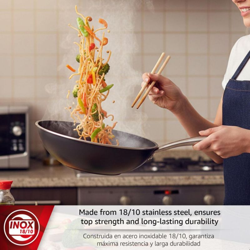 Wok Magefesa 28 cm antiadherente compatible con inducción
