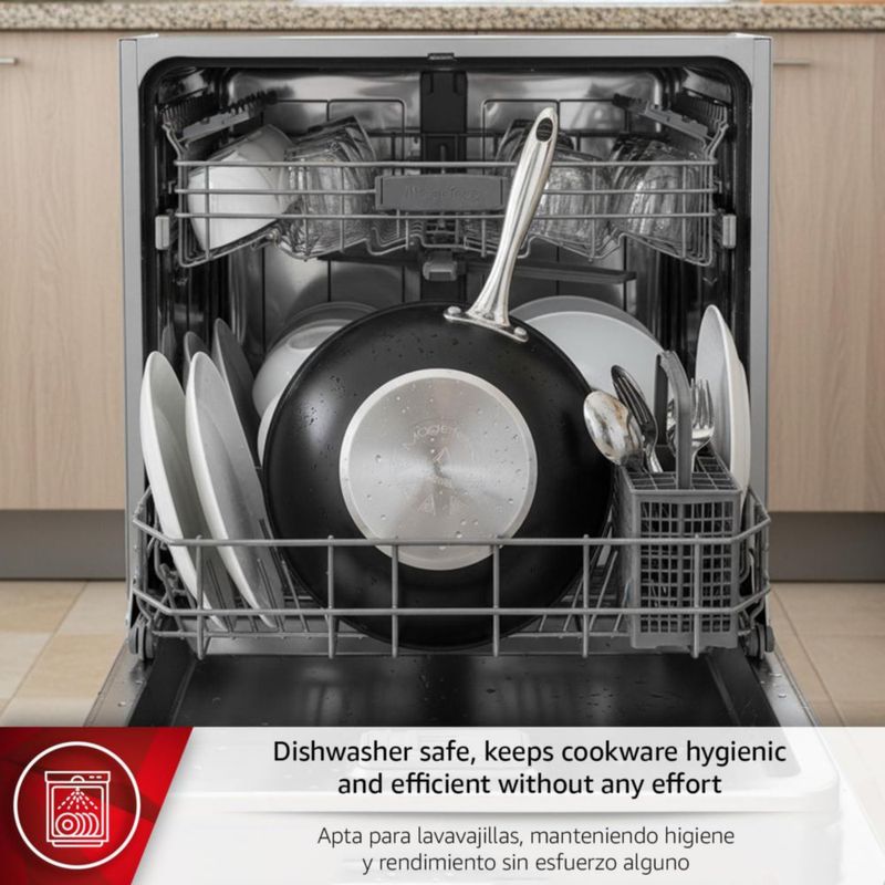 Wok Magefesa 28 cm antiadherente compatible con inducción