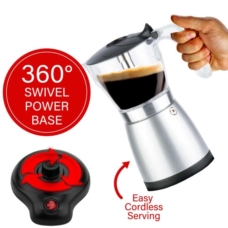 Cafetera Espresso Brentwood TS-119S 550W 6 Porciones 110V