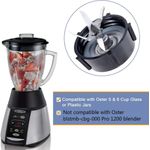 Cuchillas para licuadora Lemfema 6 piezas compatibles con Osterizer