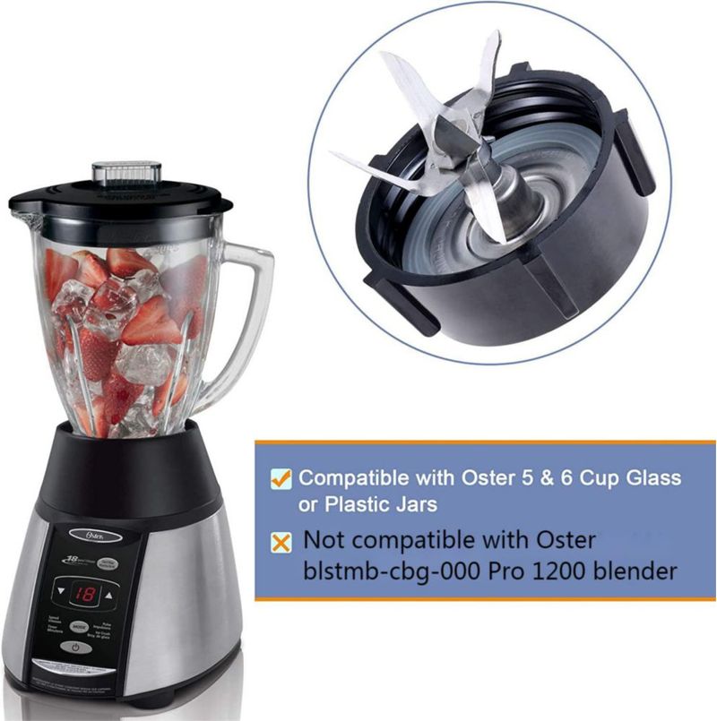 Cuchillas para licuadora Lemfema 6 piezas compatibles con Osterizer