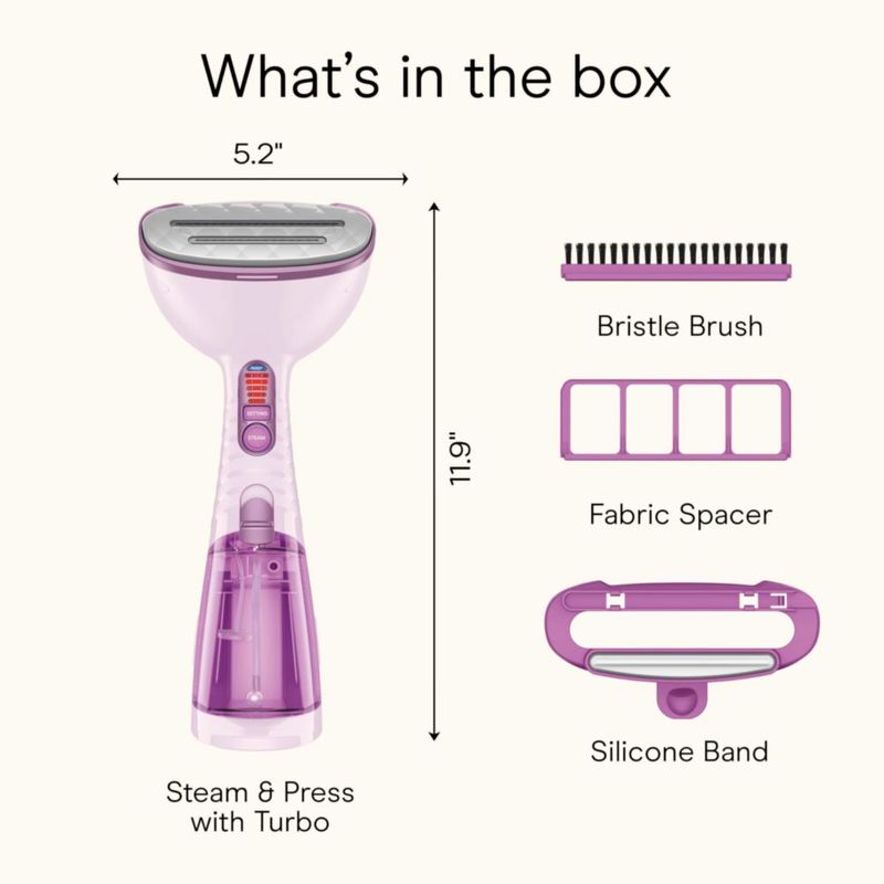 Vaporizador de ropa Conair 1875W Turbo ExtremeSteam púrpura