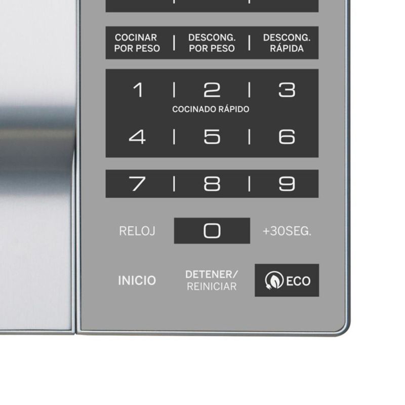 Microondas 0.9 Cuft Espejo GE Appliances - MGE09SEJ