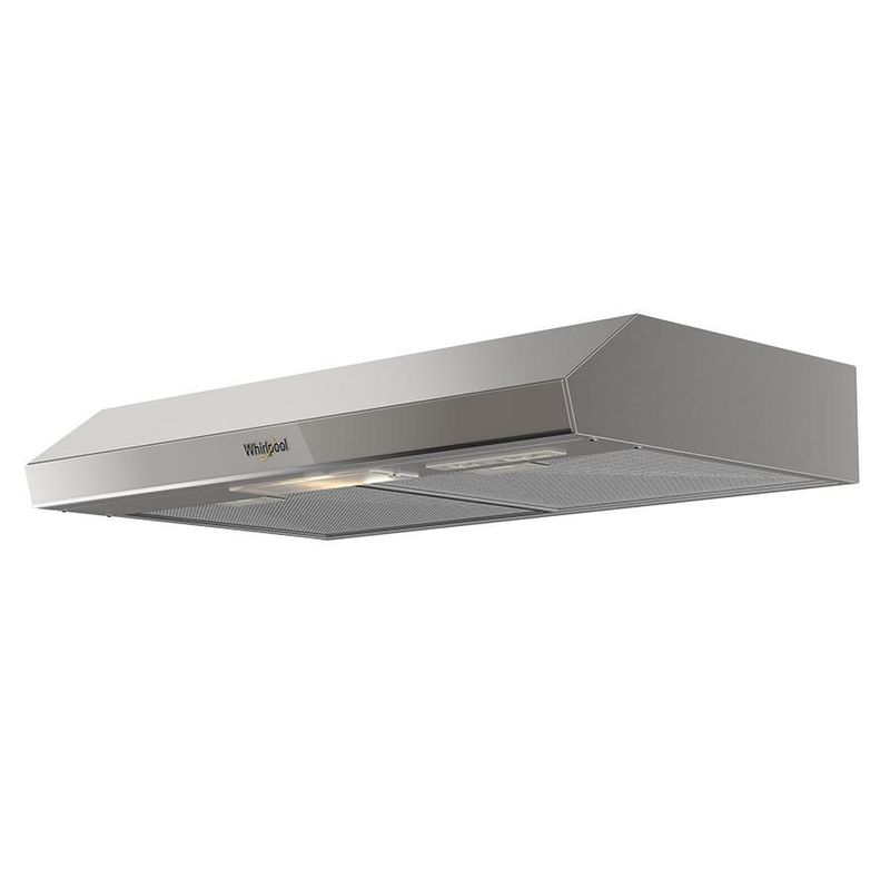 Campana empotrable 80cms con 3 velocidades de Acero Inoxidable con vidrio espejo