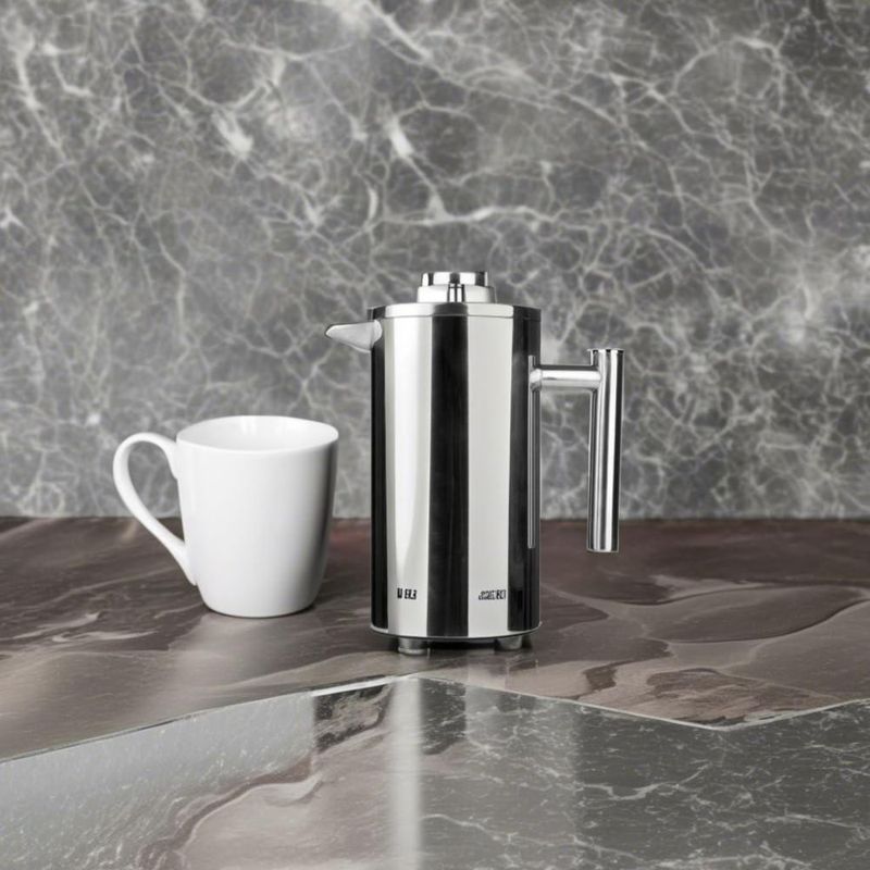 Prensa Francesa Highwin 350 ml Acero Inoxidable Plateado