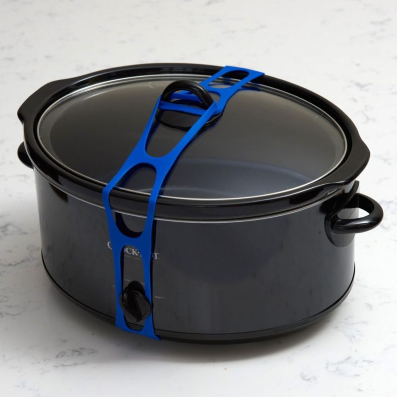 Correa de silicona universal XL para cierre de tapa Mella – Océano/Arcilla