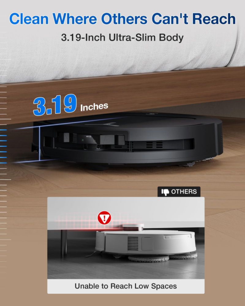 Aspiradora Robot ECOVACS T50 Omni 15000 Pa Autovaciado