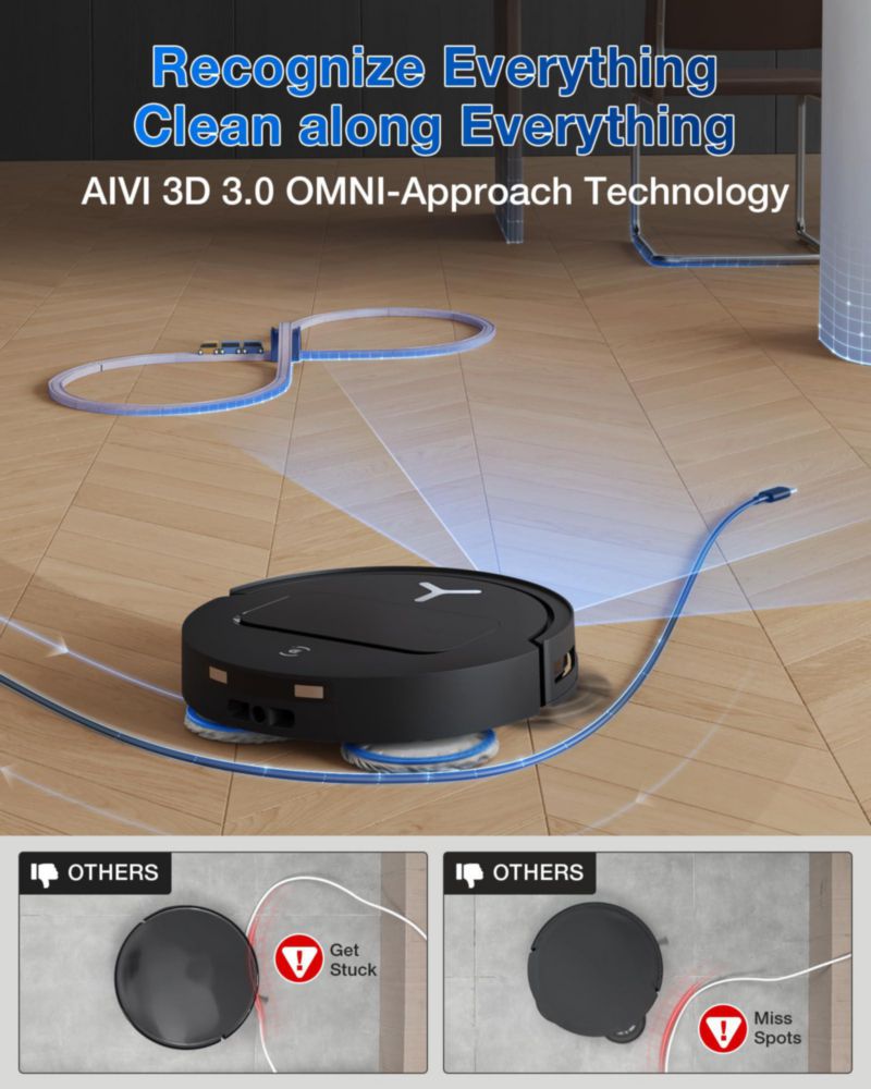 Aspiradora Robot ECOVACS T50 Omni 15000 Pa Autovaciado