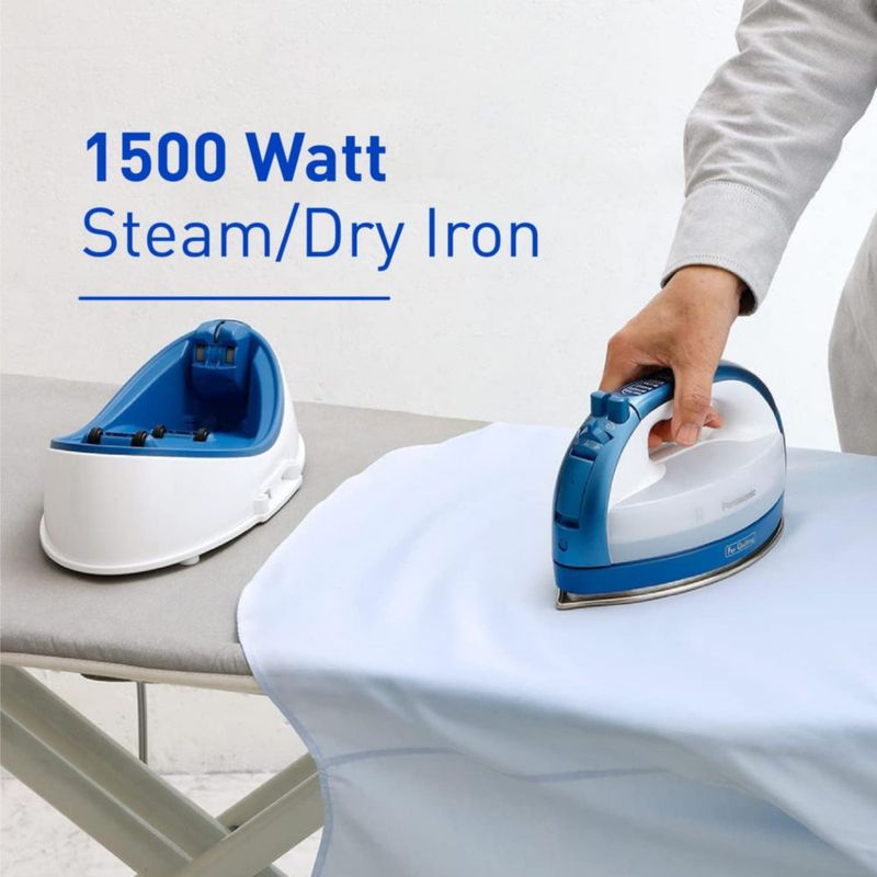 Plancha inalámbrica Panasonic NI-QL1000A Portátil 360° Azul