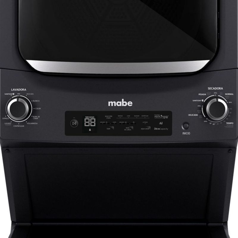 Centro de Lavado Mabe a Gas LP 24kg 120V MCL2440PPDG0 Tecnologia AI Ultracapacity
