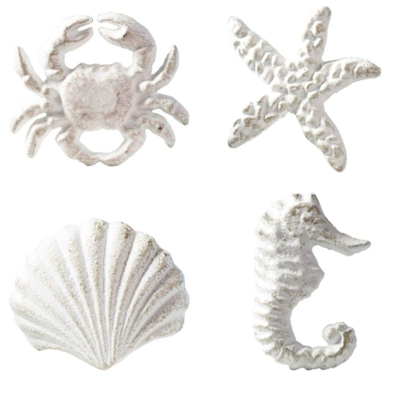 Tirador de cajón MechWares 56 × 64 cm blanco (paquete de 4)