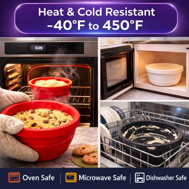 Forro de tazón ZOFINA 624 g para KitchenAid 5 qt con tapa y espátula