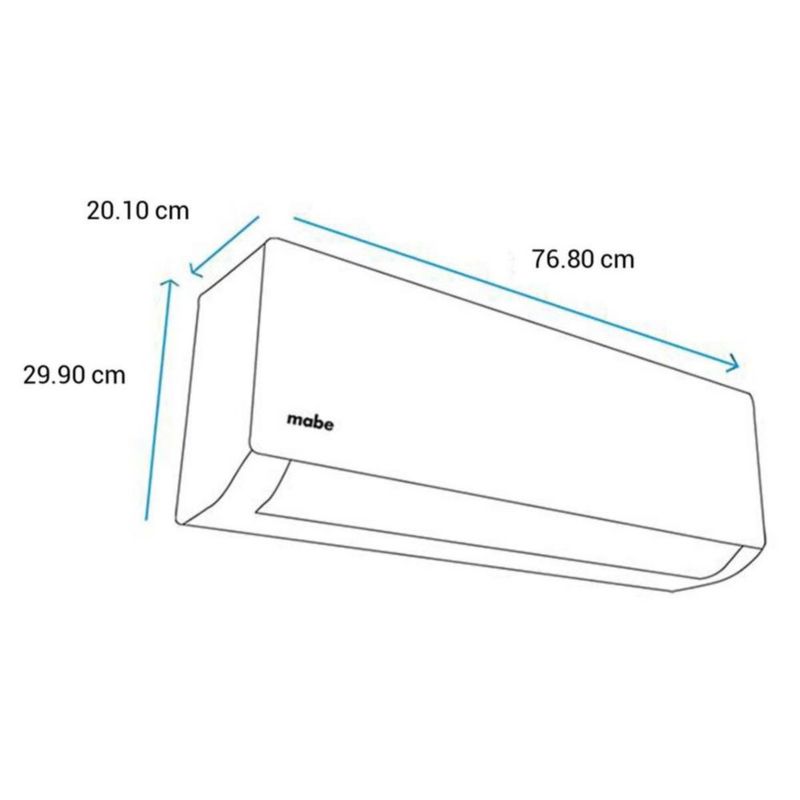 MiniSplit Inverter Mabe Frio 110V 1Ton 2000BTU MMI12CABWCCX32MM1