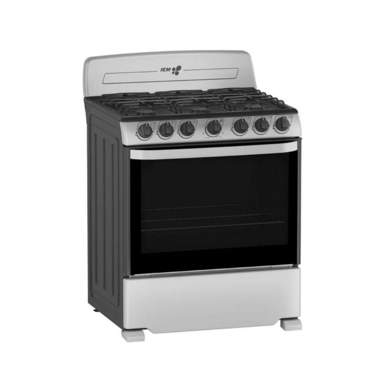 Estufa de Piso Mabe 30 Pulgadas 6 Quemadores Gris EI3020BAPS1