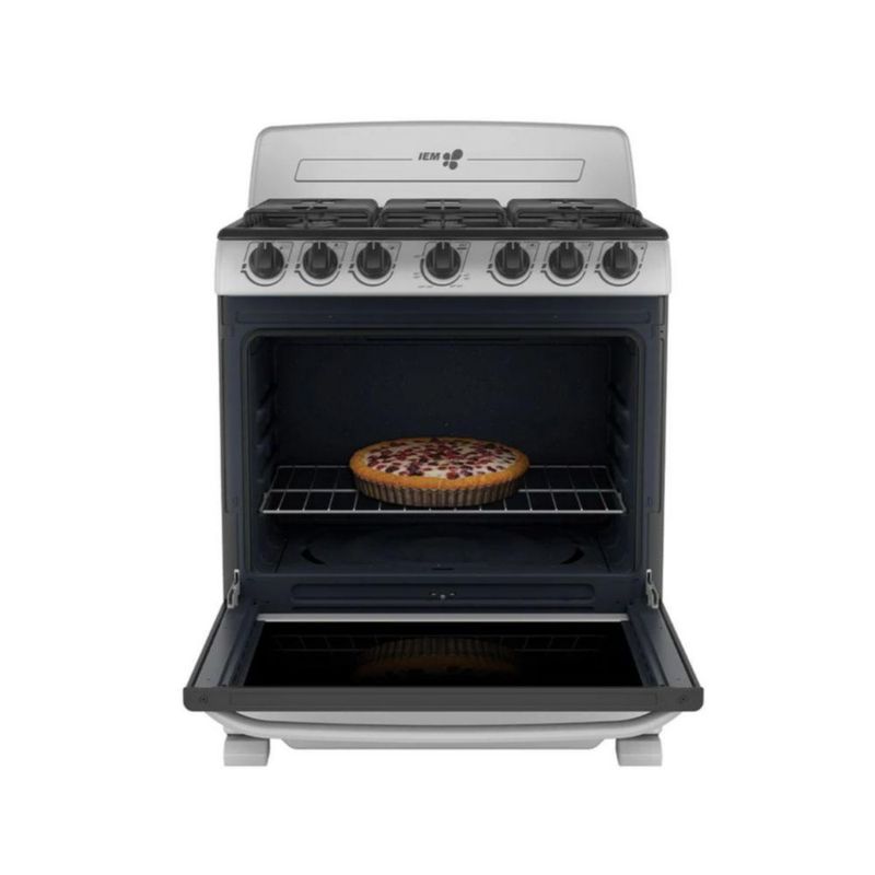 Estufa de Piso Mabe 30 Pulgadas 6 Quemadores Gris EI3020BAPS1