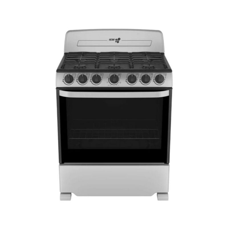 Estufa de Piso Mabe 30 Pulgadas 6 Quemadores Gris EI3020BAPS1