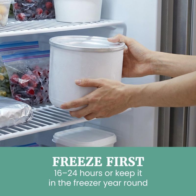 Máquina de Helados Elite Gourmet Eléctrica de 19 L