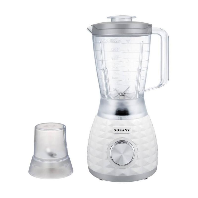 Licuadora Multifuncional SOKANY SK-03064 2 en 1 1.5 L 500 W Blanca