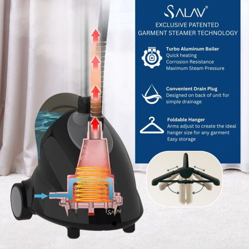 Vaporizador de Prendas SALAV 1500 W 18 L Apagado Automático